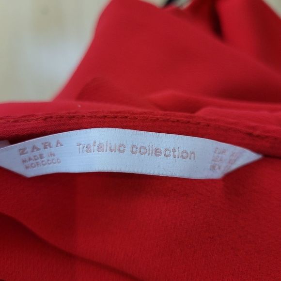 Zara Trafaluc Collection Cropped Top with Frills - Picture 8 of 8